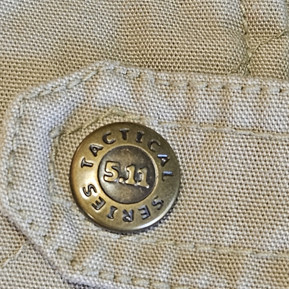 5.11 Tactical Series Vest Mens XXL Model 80001 Tan CCW, Ripstop Hunting Taclite - Picture 5 of 10